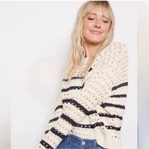 Worn once EUC Evereve stripe sweater